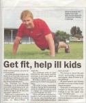 Push Ups fro Charity press release